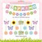 Hello Spring Party Decorations Include Hello Spring Banner, Spring Daisy Garland Banner, Spring Sunflowers Butterfly Hanging Swirls for Spring Birthday Easter Party Decorations Supplies